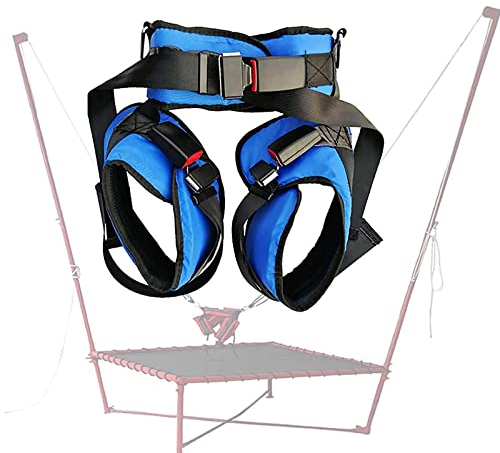 KKMNDE Kinder-Trampolin-Gurt-Bungee-Swing-Jumper-Set für Erwachsene, Heimspielplatz, Bungee-Trampolin-Gurt-Set für Fitness und Aktivitäten,C,M