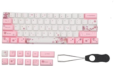 BaoFufc Keycaps PBT Standard Five-Side Sublimation Process Keycap for RK61 Series Gans Alt61 Series IKBC Suitable for MX Mechanical Keyboard