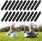 Qkhcable 20Pcs Golf Lead Tape - Black Adhesive Lead Tape Set for Golf Club Add Swing Weight Lead Weighted Tape for Ping-pong Paddle Tennis Badminton Racket Iron Putter - Enhance Center (Black)