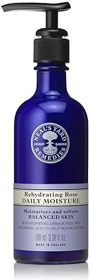 Neal's Yard Remedies Damask Rose Daily Moisturiser, Softens & Revitalises Dry Skin, Cruelty-Free, 100ml