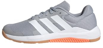 adidas Women's Dropset Base Training Shoes, Halo Silver/FTWR White/Beam Orange, 3.5 UK