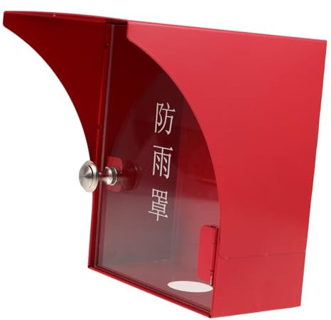 TEHAUX Fire Alarm Weatherproof Cover Rain Protector for Doorbell Easy Installation Robust Protection