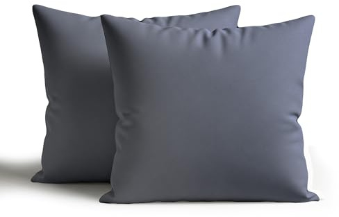 Home Sweet Home UK 100% Waterproof Outdoor Cushion Covers 60x60cm Set Of 2 With Invisible Zippered Outdoor Cushions Covers Waterproof 24x24 Cushion Cover For Living Room Garden Sofa Bedroom