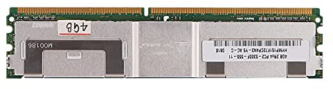 Tuidzljd Memoria RAM DDR2 da 4 GB 667 MHz PC2 5300 240 Pin 1.8 V DIMM con Giubbotto di Raffreddamento per RAM di Memoria Desktop (B)