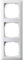 Gira Rahmen 021304 3fach Standard 55 reinweiss matt