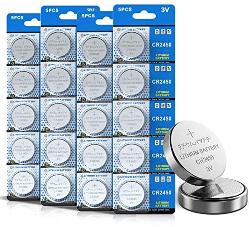 Bemb Lucky 3V Lithium-Knopfzelle CR2450 Batterien, 20er Votivkerzen, Teelichter, Video, Computer, Rechner, IC-Karten, elektrische Produkte