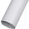 EBILUN - Pellicola adesiva in vinile in fibra di carbonio, 127 x 10 cm, colore: Bianco