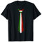 Italien Flagge Fake Krawatte Geschenk für Italiener Fans T-Shirt
