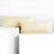 DecoKing 2 Kissenbezüge 40x120 cm Jersey 100% gekämmte Baumwolle Reißverschluss Creme Amber