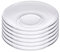 Sizikato 6 piatti per snack in vetro trasparente, piatti da dessert per ristoranti e tè, decorazione per la tavola del tè, 15 cm