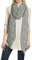 Lina & Lily Damen Schal Tuch mit Anker (Grau)