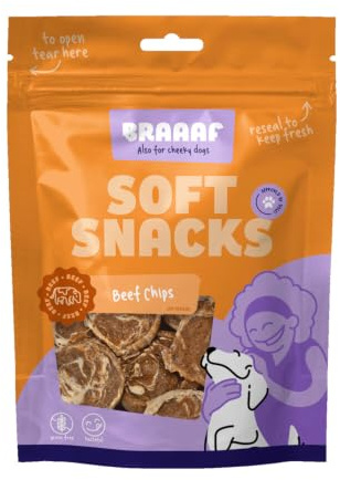 Braaaf Beef Steak Chips mit Fisch 12 cm --Ohne Getreidezusatz