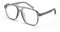 FEISEDY Retro 70er 80er Blaulichtfilter Brille Damen Ohne Stärke Herren Computerbrille mit Blue Light Blocking Glasses PC Gaming Brillen B2866