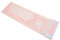 Tastiera in Silicone a 103 Tasti, Tastiera Silenziosa in Silicone Morbido USB Wireless 2.4G, Impermeabile e Antipolvere, Pieghevole, Buona Resilienza Tattile, può Essere (Rosa)