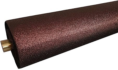 Glitzer-Moosgummi EVA 90cm breit ab 0,5m Schaumgummi PE Schaumstoff Basteln Stoff, Farbe:schokobraun