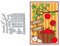 Fruit Fruitsauce Metall-Stanzformen, Merry Christams Baum Obstkorb Apfelbaum Blatt Tag Etikett Stanzschablonen DIY Scrapbooking Prägepapier Scrapbooking Kartenherstellung (shu gan tag)