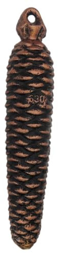 KD89 Cuckoo Clock Weight - Handmade in Germany - Cast Iron and Pine Cone Shape (630g)