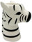 Novelty Ceramic Zebra Pattern Plant Pot, Hand Painted Black, Animal Planter Gardens Beauty Indoor And Outdoor Ceramic Plant Pot, Ceramics Small Succulent Pot, zebra