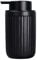 BosilunLife Ceramic Soap Dispenser – 350ml Modern Black Refillable Soap Pump Bottle with Rustproof Plastic Pump for Bathroom or Kitchen Sink, Ideal for Hand Soap, Lotion or Essential Oils