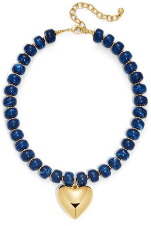 LILIE&WHITE Halskette Damen Bunt Harz Perlenkette - Große Walzenförmige Perlen Kurz Choker Statement Kette, Bunter Modeschmuck für Sommer Strand & Alltag, Verstellbar
