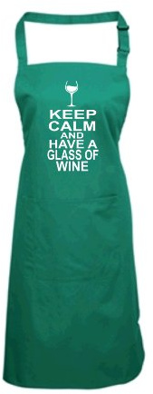 Edward Sinclair | Keep Calm and Have a Glass of Wine | Cooking | Baking Aprons