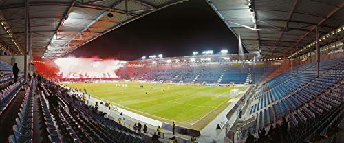 Magdeburg Stadion Panorama – Poster 120 x 50 cm – hochwertiger FineArtPrint
