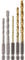 Makita D-23765 Masonry and Metal Drill Bit Set (5 Piece), 1/4