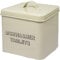 Enamel Cream Storage Tin - Home Sweet, Kitchen Food Storage Containers With Lids & Carry Handles | Ideal For Home & Kitchen, Organiser | Strong, Durable & Long Lasting (Dishwasher Tablets))