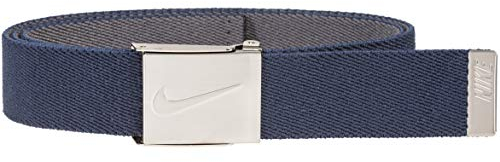 Nike Herren Stretch-Webgürtel Gürtel, Marineblau/grau, Einheitsgröße