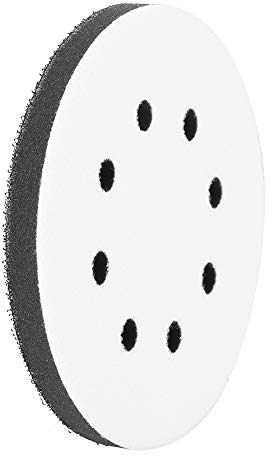 Schleifpads aus Schwamm, weich, Schwamm, zum Polieren von Glas, Kunststoff, Metall, 125 mm Durchmesser [58]