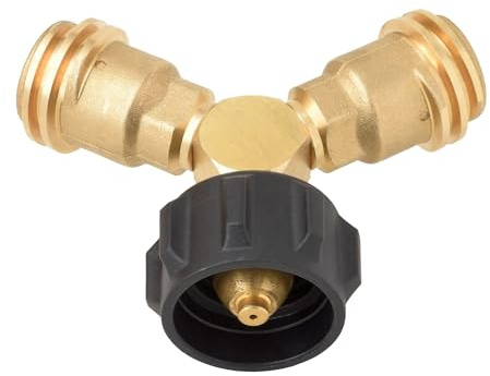 Flame King AB225 Y-Splitter Valve, Brass