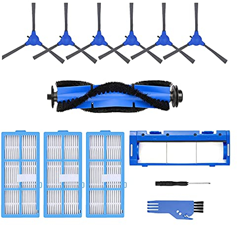 BLUTENET Bürste Filter Zubehör Ersatzteile Set für Kyvol Cybovac E20 E30 E31 Staubsauger Roboter (13 Stück)