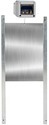 IDMarket - Porte Automatique poulailler programmable Heure et luminosité extérieure 33x50 CM