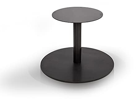 moebel-eins Tischgestell für Gastro Esstisch rund, Material Stahl, schwarz, 70 cm