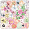 50 Stück niedliche Blumen-Aufkleber für Laptop, Auto, Scrapbook, Handy, Skateboard, Fahrrad, Reisetasche, bunt, verschiedene Blumen-Aufkleber, Vinyl, wasserdicht, ästhetisch, Mädchen, Erwachsene