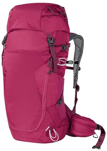 Jack Wolfskin CROSSTRAIL 30 ST Backpack, Sangria red, ONE Size