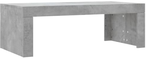 vidaXL Tavolino Salotto Grigio Cemento 102x50x36 cm Legno Multistrato
