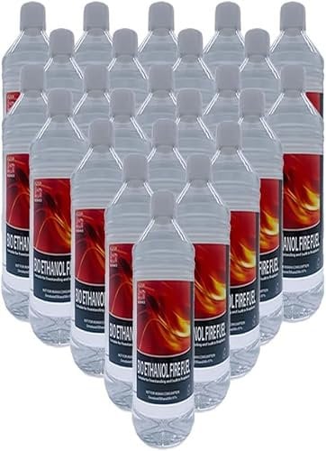 Bio Ethanol (48 Litre) Premium Bioethanol Fuel Bio Ethanol Liquid Fuel for Fires Pits, Fireplace | High Purity Clean Burning Bio Ethanol Fuel | Indoor & Outdoor Ethanol Fuel | Bio-ethanol Fuel Liquid…
