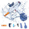 Mineup Wasserpistole Elektrisch, Elektrische Wasserpistole, Wasserpistole Mit Große, Reichweite 22-35ft Range, Starker Automatische Wasserpistolen für Sommer Draussen Pool Strand