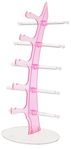 predolo Sonnenbrillen Aufbewahrungssystem, Brillenhalter für Damen und Herren, Rosa