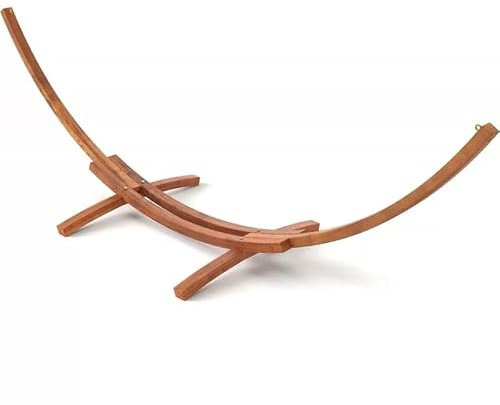 XONE Struttura per Amaca Soledad in Legno Dimensioni: 420x120x130 Cm | Struttura in Legno di larice carico supportato 200 kg