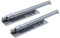 SWAYVES Schubladenschienen, Push-To-Open-Schubladenschienen, 2-Fach Kugelgelagerte Rückprallschienen, 3/4-Auszug, Schrankschienen, 1 Paar/250Mm