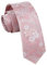Enlision Herren Krawatte Schmale Rosa Blumen Seide Krawatten für Formelle Hochzeit Business 6cm