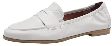 Tamaris Slipper Damen Elegant Blockabsatz weiß,EU 38