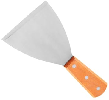 Amosfun 2pièces Spatule à Poêle Acier Inoxydable Spatule Multifonction Pour Cuisiner Steaks Gâteaux Friture Et