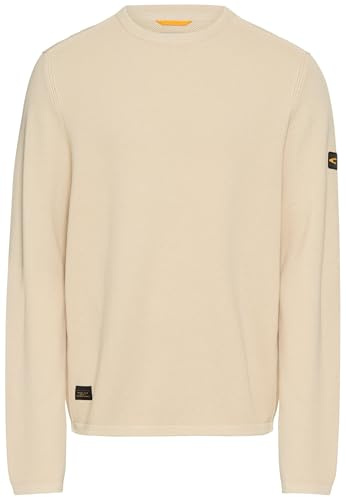 camel active Herren Pullover aus Reiner Baumwolle