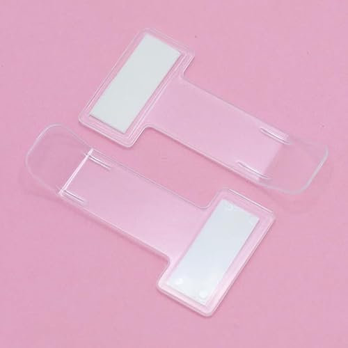 10 pièces transparents avec coussinets adhésifs pour pare-brise de voiture,Pour ticket de parking, permis,support carte handicapé pare brise,Porte-Tickets de stationnement,Porte-Notes pour Voiture