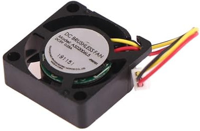 IFFSUEVL Radiateur de Ventilateur PC 5 V 20 x 20 x 6 mm à 3 Fils