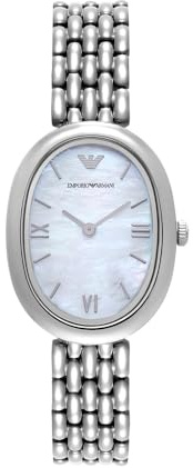 Emporio Armani Women's 34MM Silver-Tone Stainless Steel Watch, AR11706