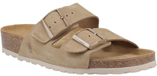 Hush Puppies Brixley Mule Suede Damen Taupe Standard Sandalen